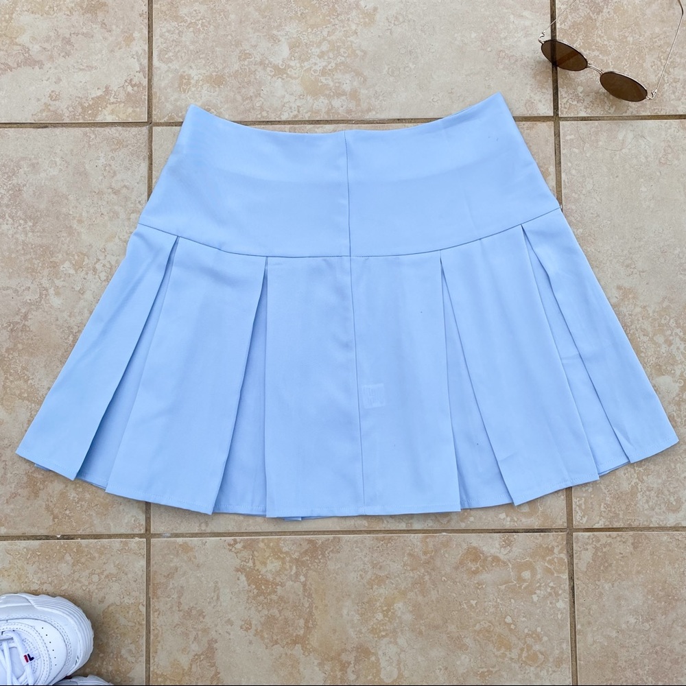 SHEIN Baby Blue Short Skirt